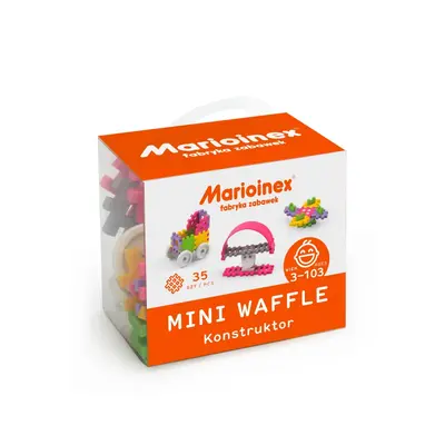 Marioinex MINI WAFLE 35 ks Konstruktér dívky