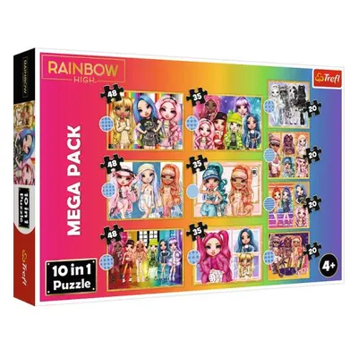 Trefl 10v1 Rainbow High kolekce módních panenek 90600