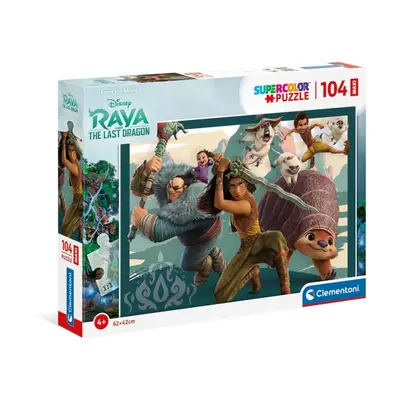 Clementoni - Puzzle 104 ks Maxi Super Color Raya a poslední drak