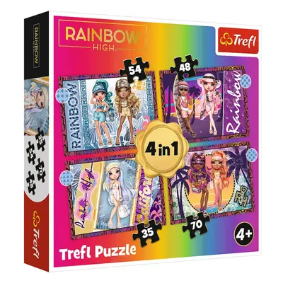 TREFL Rainbow High: Módní panenky 4v1 35,48,54,70 dílků