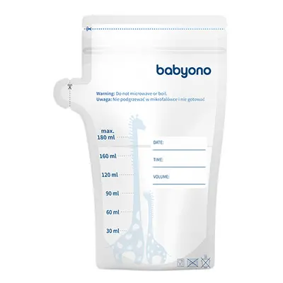 BabyOno 1084 sáčky na uskladnění mateřského mléka 180ml 30ks