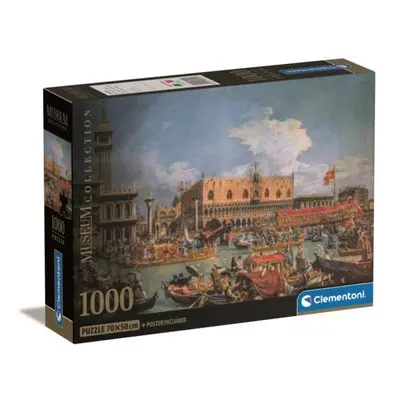 Kompaktní muzeum Clementoni Puzzle 1000el Antonio Canaletto: Dóžecí palác v Benátkách 39792