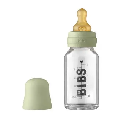 Skleněná lahvička BIBS Antikoliková 110 ml Sage