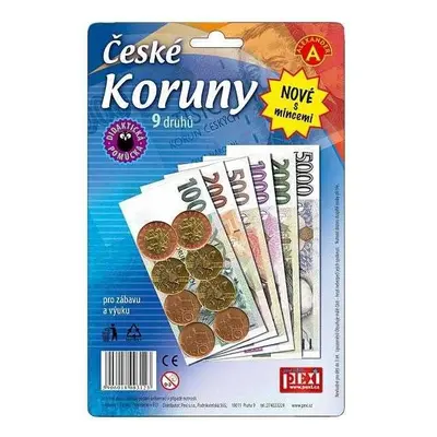 Alexander peníze ČESKÉ KORUNY