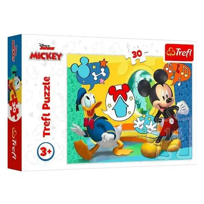 TREFL Mickey Mouse a Kačer Donald 30 dílků