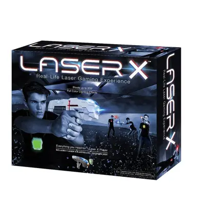 TM Toys LaserX pistole s infračervenými paprsky sada pro jednoho hráče