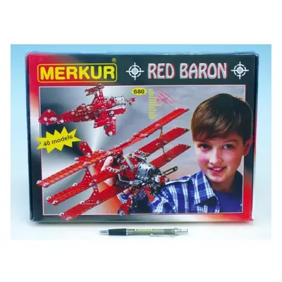 Stavebnice MERKUR Red Baron 40 modelů 680 ks