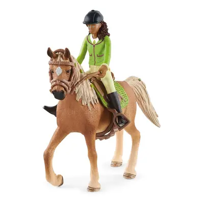 Schleich 42542 Sarah s pohyblivými klouby na koni