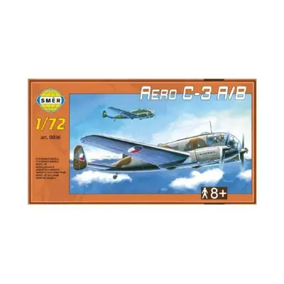 Směr Model Aero C-3 A/B 29,5x16,6cm v krabici 34x19x5,5cm 1:72