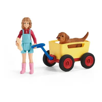 Schleich 42543 Výlet s ručním vozíkem