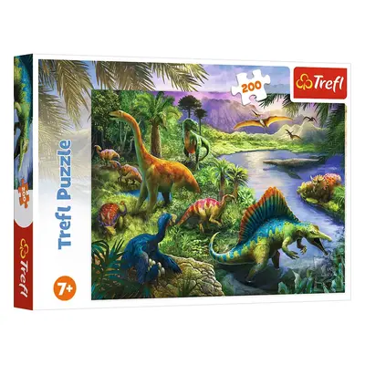 TREFL Puzzle 200 ks Draví dinosauři