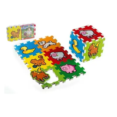 Teddies puzzle Moje první zvířátka 15x15x1 2cm MPZ 6 ks