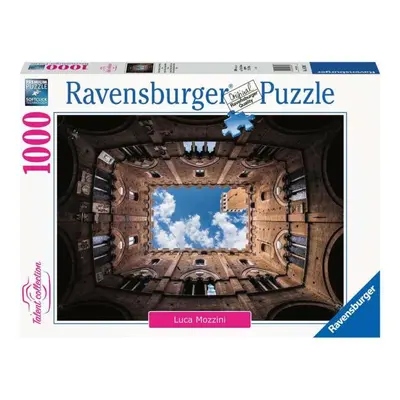 RAVENSBURGER Cortile della Podestà Palazzo Pubblico Siena Itálie 1000 dílků