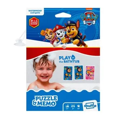 2v1 Puzzle Domino voděoodlné do vany Paw Patrol