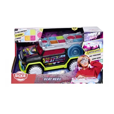 Dickie Toys Big Playing Car Dj Interactive Car Streets N Beatz Beat Hero Sound Light