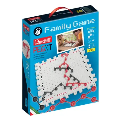 Quercetti Family Game PegXt – strategická propojovací hra