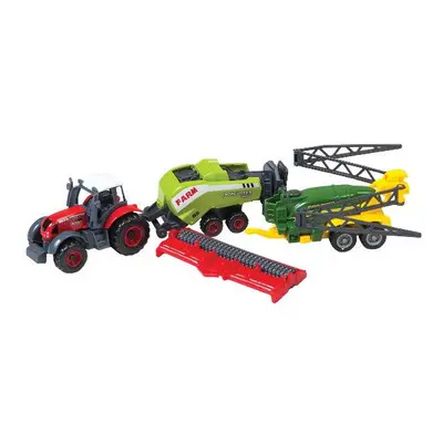 CreativeToys Traktor Farmár kovový 21cm