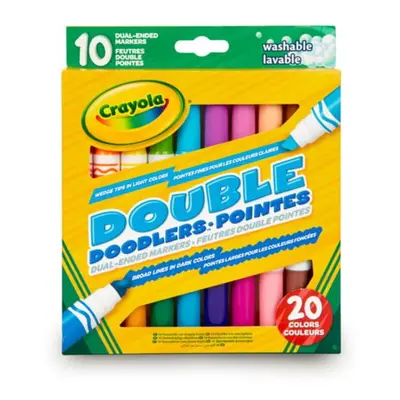 Oboustranné popisovače 10/20 Doodlers Crayola