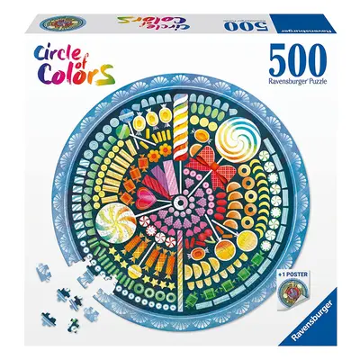 RAVENSBURGER Kruhové Sladkosti 500 dílků