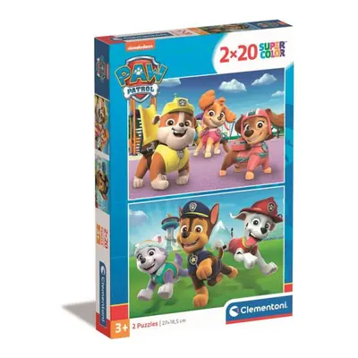 Clementoni Puzzle 2x20 dílků Tlapková patrola PAW PATROL 24800