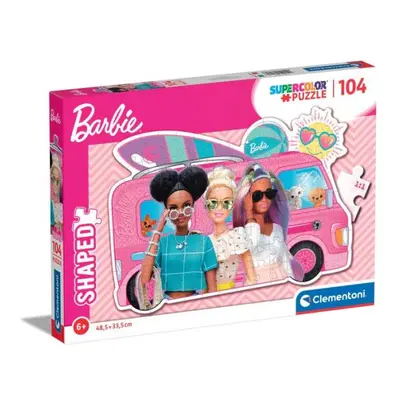 Clementoni Puzzle 104 ve tvaru Barbie