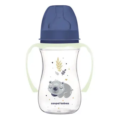 Canpol Babies EasyStart Lahvička Antikoliková 35/237_blu Sleepy Koala modrá 240ml