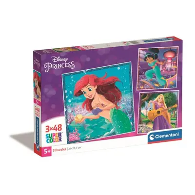 Clementoni Puzzle 3x48el čtvercové Disney Princess