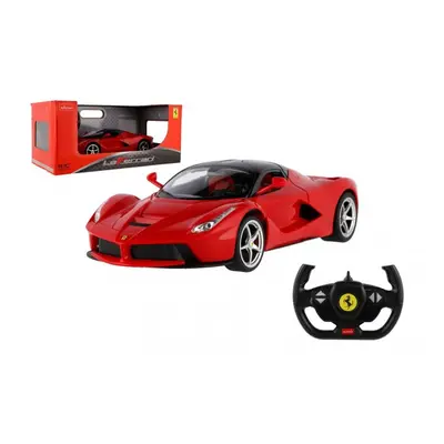 Auto RC Ferrari červené plast 32cm 2,4GHz na dálk. ovládání na baterie v krabici 43x19x23cm