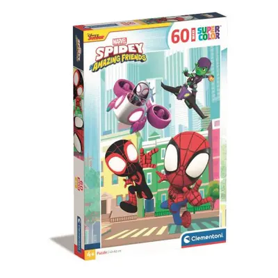 Clementoni Puzzle 60 dílků Maxi Spidey a úžasní přátelé 26476