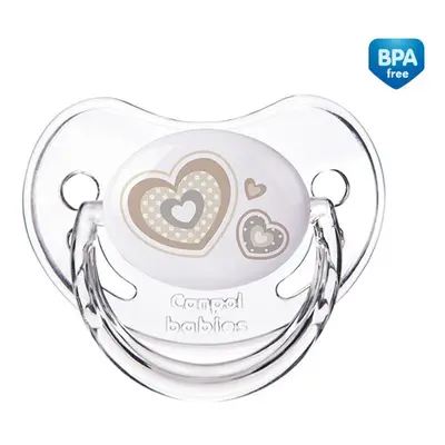 Canpol babies Dudlík 0-6m silikonový anatomický NEWBORN BABY béžový