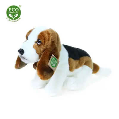 Plyšový basset 27 cm ECO-FRIENDLY