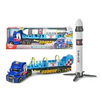 DICKIE CITY Nákladní auto s raketou Space Mission Truck 41cm