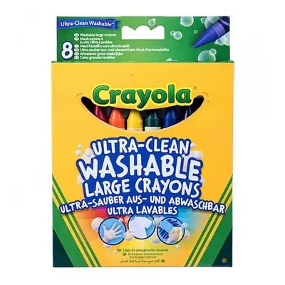 Velké omyvatelné pastelky CRAYOLA 8 kusů