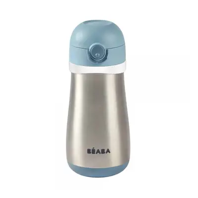 Bidon s dvojitými stěnami Stainless Steel Bottle Beaba 350 ml