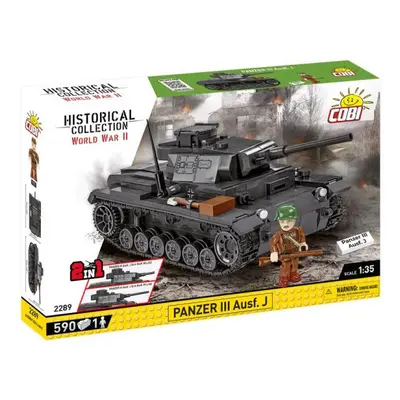 COBI 2289 Historical Collection WWII Panzer III Ausf.J Panzerkampfwagen III - německý střední ta