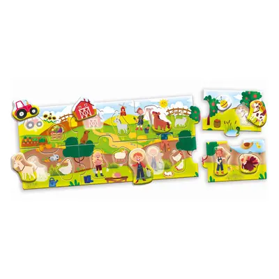 Carotina baby Puzzle panorama Farma 105366 LISCIANI