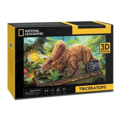 CUBICFUN 3D puzzle National Geographic: Triceratops 44 ks