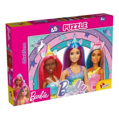 Oboustranné puzzle 48 dílků Barbie Kouzelný jednorožec 99436 LISCIANI