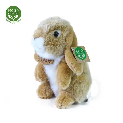 plyšový králík béžový stojící , 18 cm, ECO-FRIENDLY