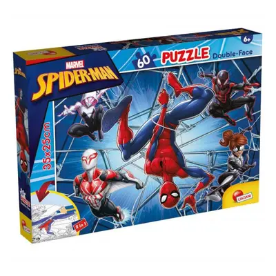 Oboustranné podlahové puzzle M-Plus 60 dílků Marvel Spiderman 99634 LISCIANI