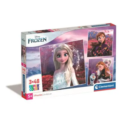 Clementoni Puzzle 3x48 čtverec Frozen