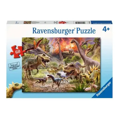 RAVENSBURGER Dinosauři na útěku 60 dílků