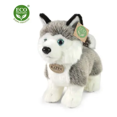 Plyšový pes husky stojící 23 cm ECO-FRIENDLY