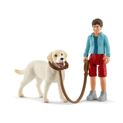 Schleich 42478 Procházka s retrívrem