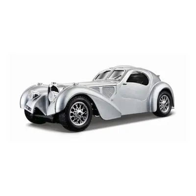 Bburago Bugatti Atlantic strieborné 1:24