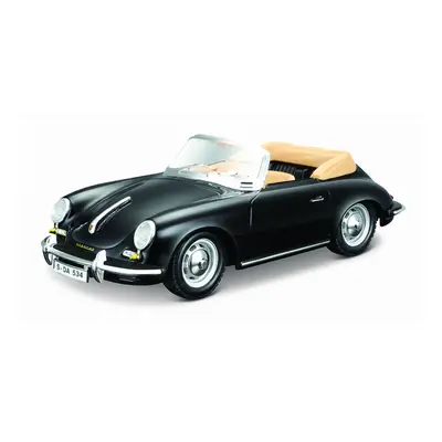 Bburago 1:24 Porsche 356 B Cabriolet Black