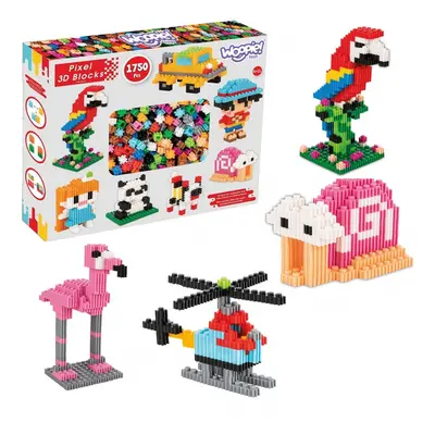 Woopie 3D PIXEL stavební cihly 1750ks