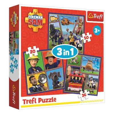 Puzzle 3v1 Den hasiče Sama