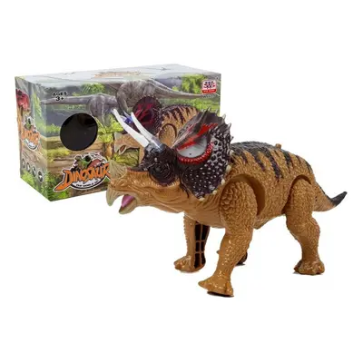 Dinosaurus Triceratops na baterie