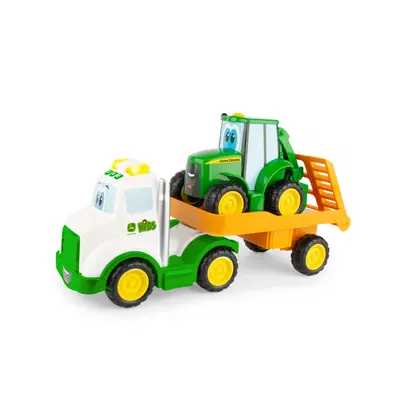 JD Kids John Deere - Traktor Johny s tahačem 37 cm